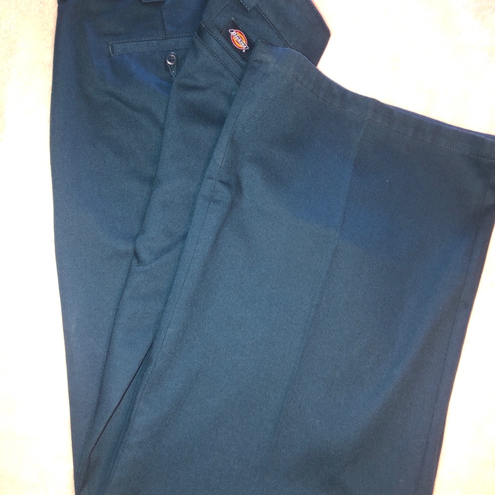 NWOT womans teal green wide leg dickie pants size 14R
Work, casual, retro, y2k